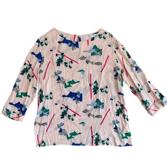 & Other Stories Abstract Art Blouse - Picture 3 of 6